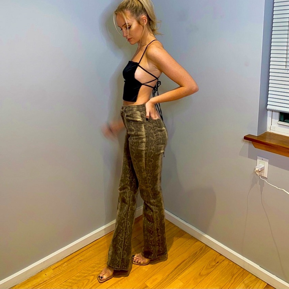 Reformation Python Jeans! Worn Once; - image 3